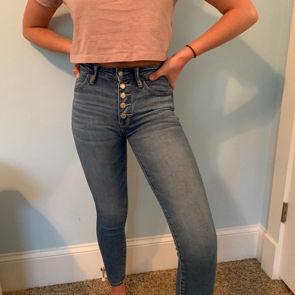 American Eagle Ne(x)t Level High-Waisted Jeans - Picture 1 of 4
